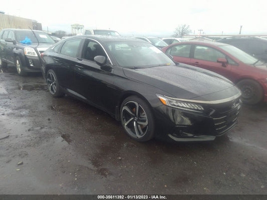 2022 HONDA ACCORD SEDAN SPORT VIN: 1HGCV1F33NA117662
