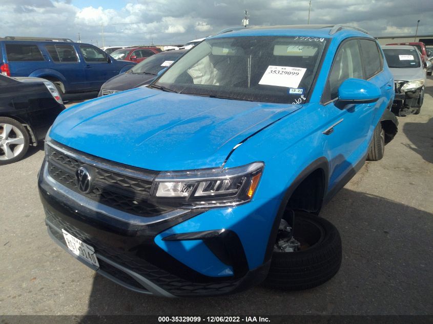 2022 VOLKSWAGEN TAOS SE VIN: 3VVPX7B23NM032108