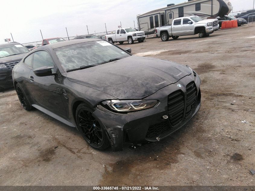 2021 BMW M4 COMPETITION VIN: WBS33AZ09MCG80462