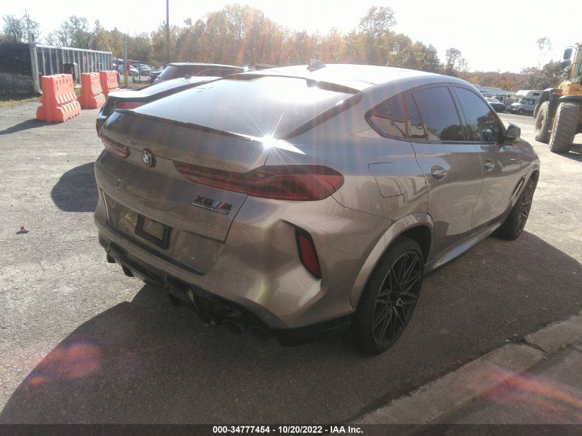 2022 BMW X6 M VIN: 5YMCY0C0XN9L75955