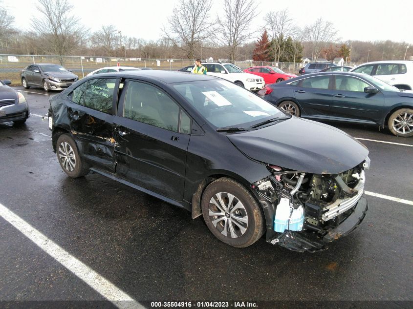 2022 TOYOTA COROLLA HYBRID LE VIN: JTDEAMDE3NJ062283