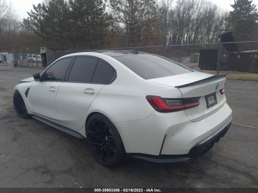 2022 BMW M3 COMPETITION XDRIVE VIN: WBS43AY08NFM29645