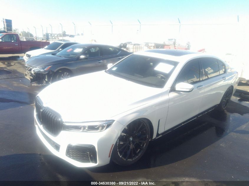 2022 BMW 7 SERIES 740I VIN: WBA7T2C00NCH09885