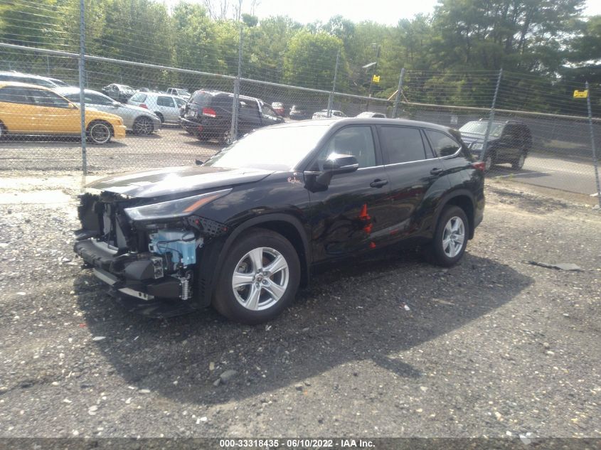 2021 TOYOTA HIGHLANDER L/LE VIN: 5TDBZRBH7MS153144
