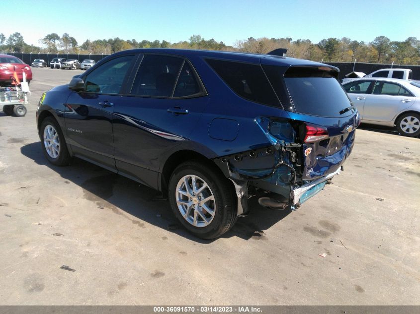 2022 CHEVROLET EQUINOX LS VIN: 3GNAXHEV2NS160374