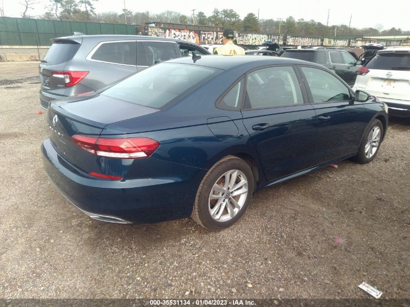2020 VOLKSWAGEN PASSAT 2.0T S VIN: 1VWAA7A37LC013654