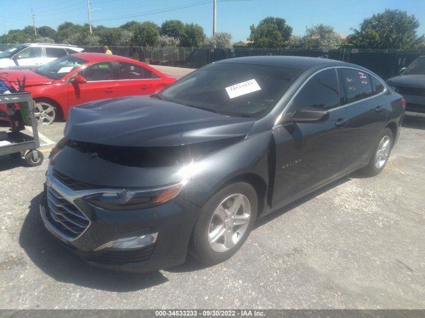 2021 CHEVROLET MALIBU LS VIN: 1G1ZB5ST6MF029990