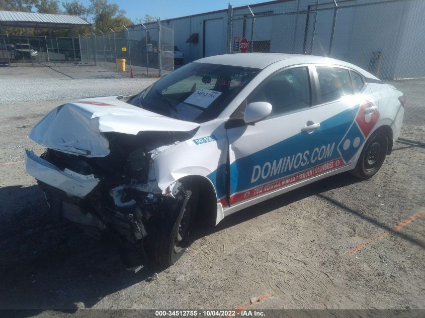2021 NISSAN SENTRA S VIN: 3N1AB8BV4MY226563