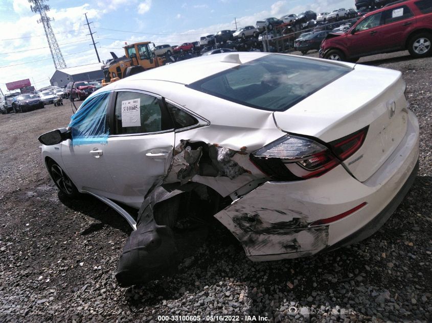 2021 HONDA INSIGHT EX VIN: 19XZE4F58ME010095
