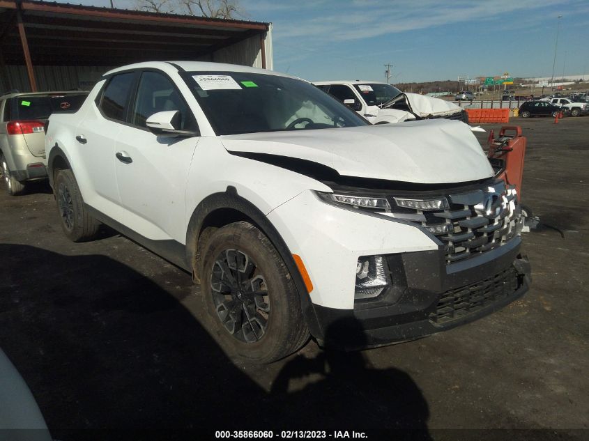 2022 HYUNDAI SANTA CRUZ SEL VIN: 5NTJB4AE1NH004117