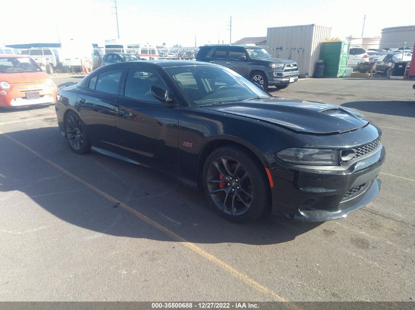 2021 DODGE CHARGER SCAT PACK VIN: 2C3CDXGJ4MH508776