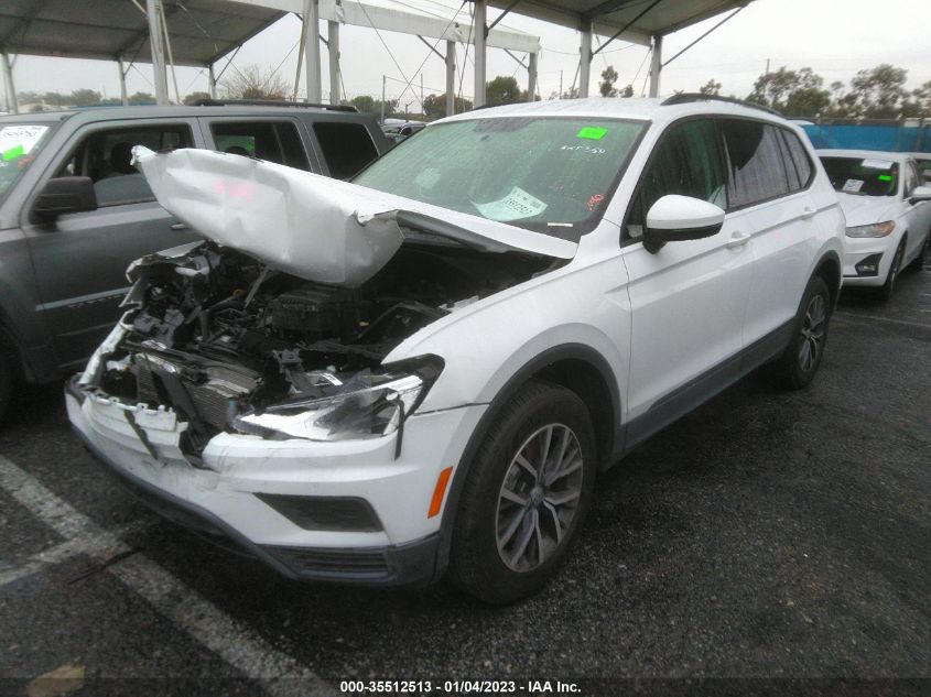 2021 VOLKSWAGEN TIGUAN S VIN: 3VV1B7AXXMM002569