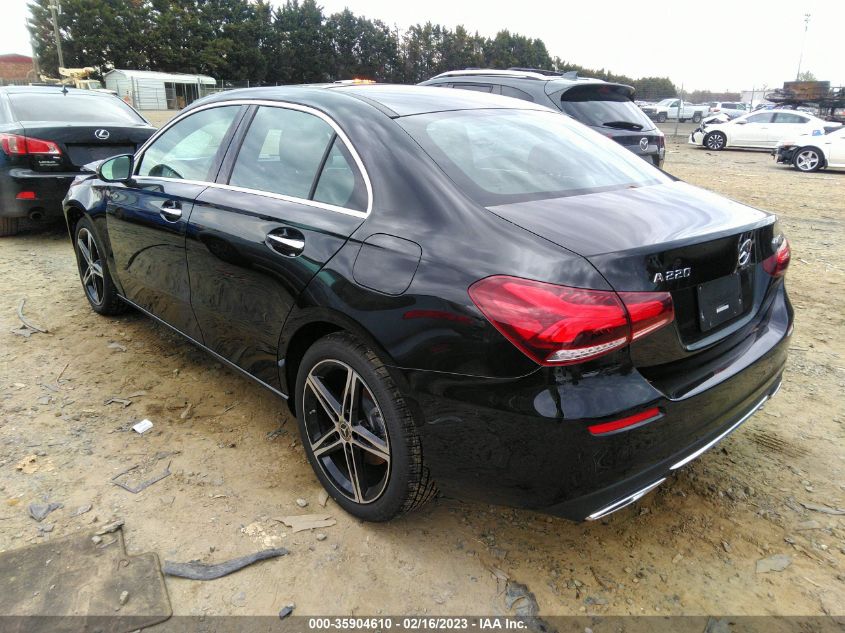 2022 MERCEDES-BENZ A-CLASS A 220 VIN: W1K3G4FB7NJ361287