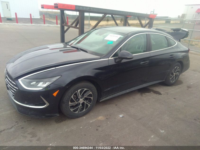 2021 HYUNDAI SONATA HYBRID BLUE VIN: KMHL24JJ7MA035216