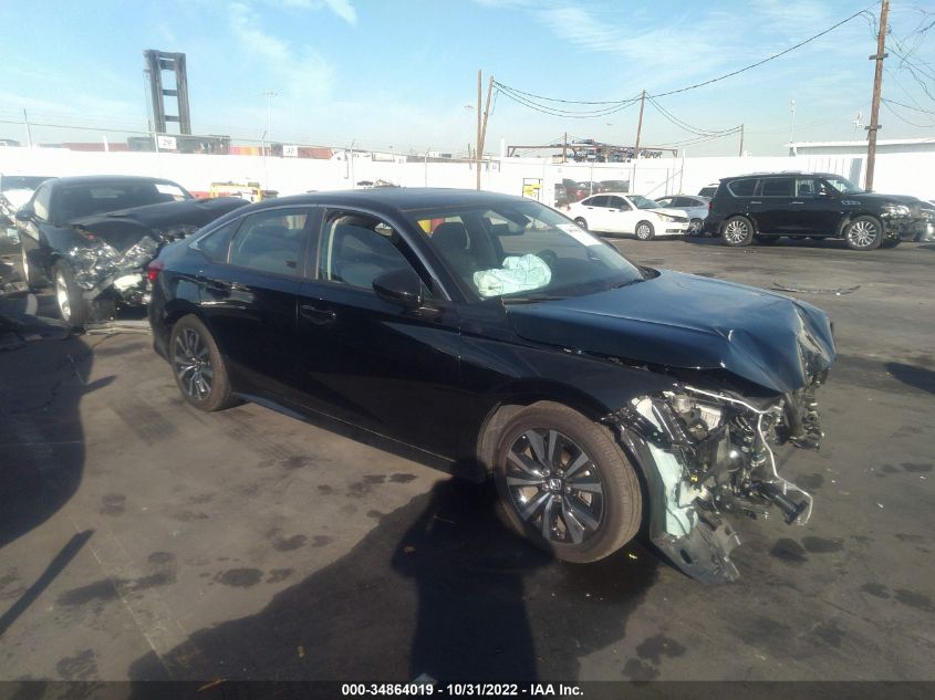 2022 HONDA CIVIC SEDAN EX VIN: JHMFE1F71NX005162