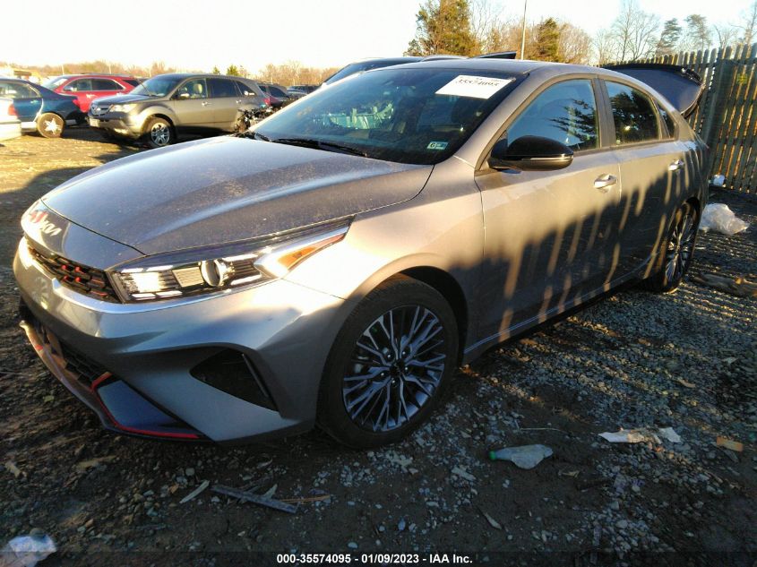 2022 KIA FORTE GT-LINE VIN: 3KPF54AD7NE490178