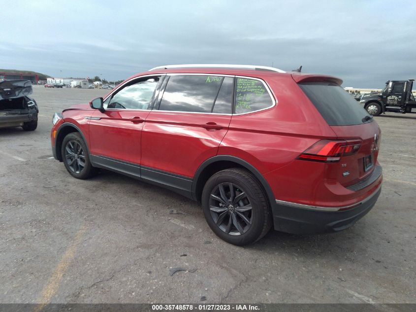 2022 VOLKSWAGEN TIGUAN SE VIN: 3VV3B7AXXNM163823