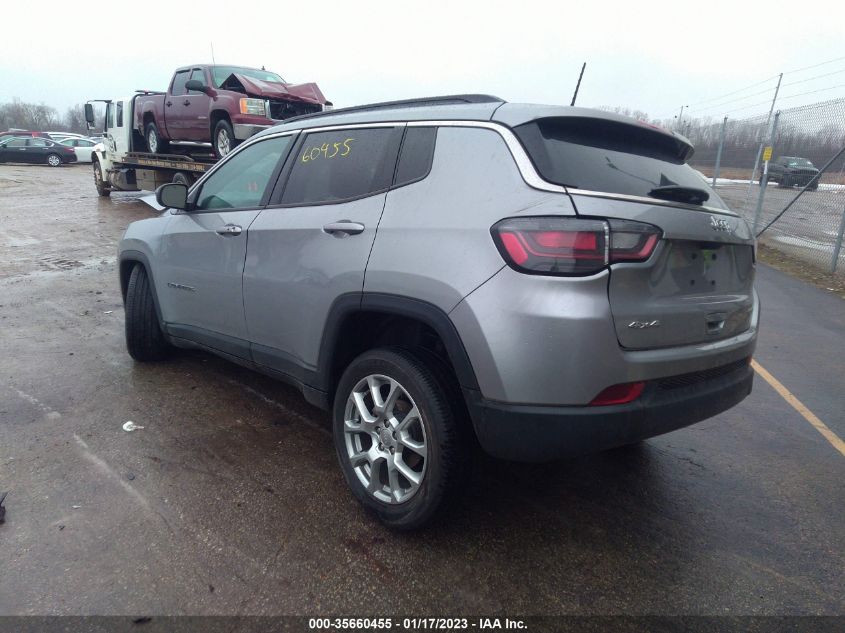 2022 JEEP COMPASS LATITUDE LUX VIN: 3C4NJDFB6NT169632