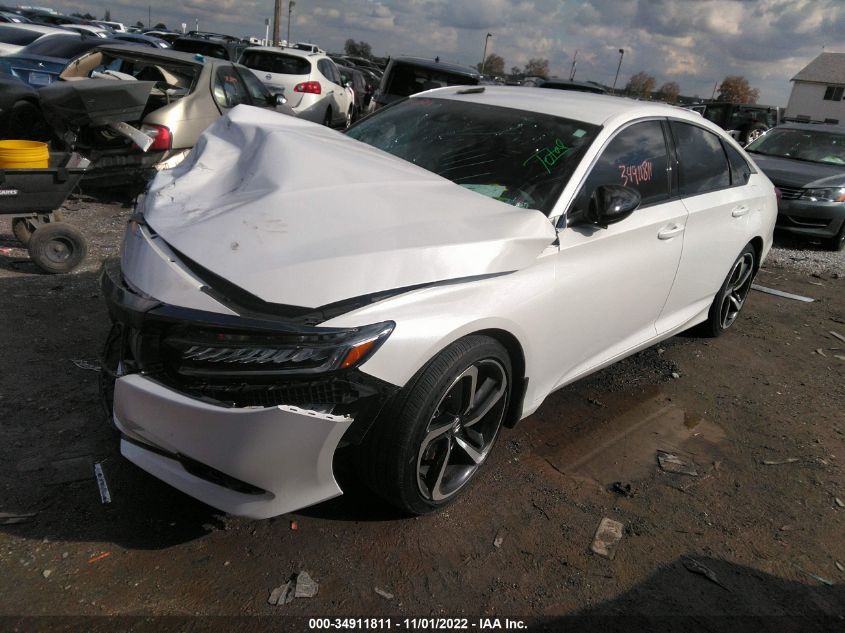 2022 HONDA ACCORD SEDAN SPORT VIN: 1HGCV1F31NA043125