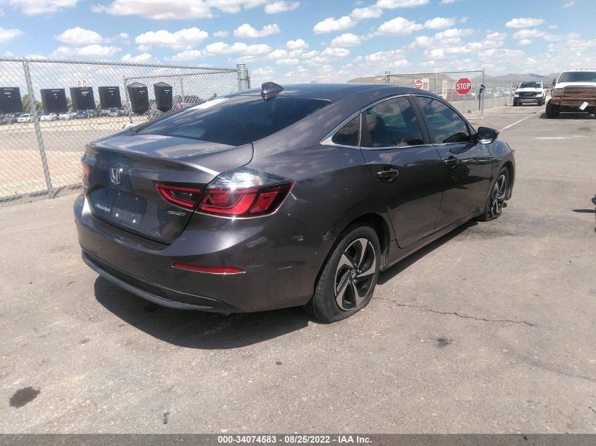 2021 HONDA INSIGHT EX VIN: 19XZE4F5XME007957