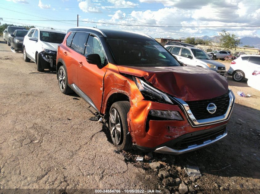2021 NISSAN ROGUE PLATINUM VIN: JN8AT3DC2MW107141
