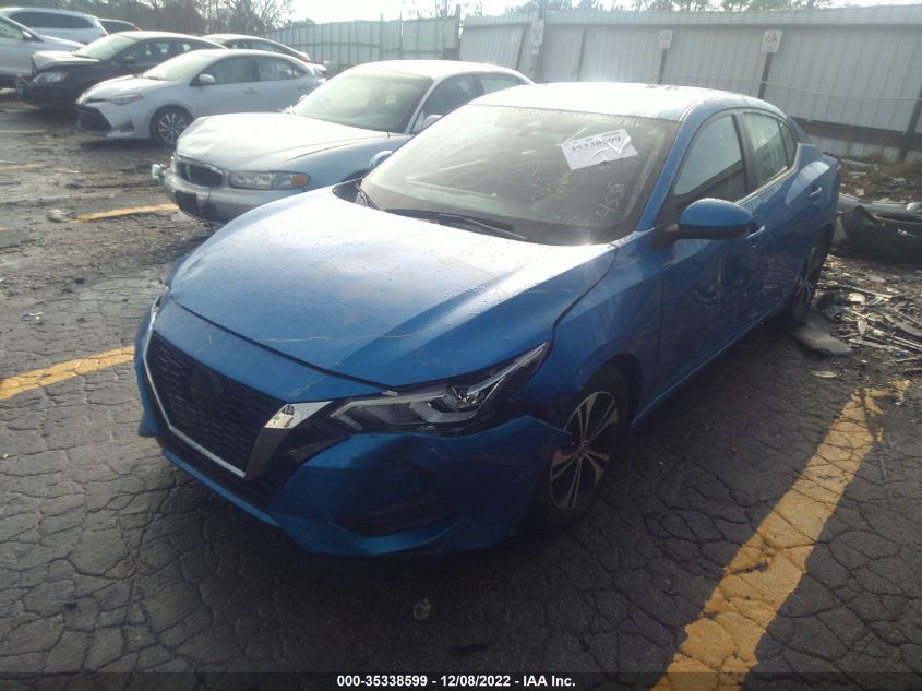 2021 NISSAN SENTRA SV VIN: 3N1AB8CV9MY314538