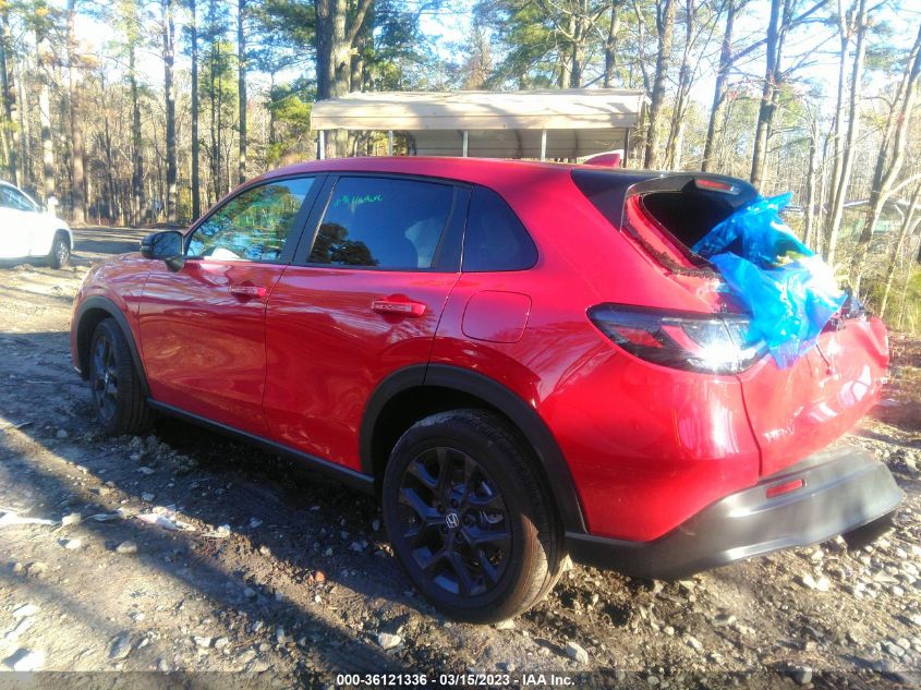 2023 HONDA HR-V SPORT VIN: 3CZRZ2H57PM714783