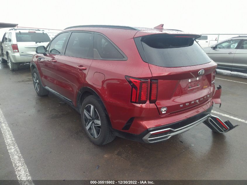 2021 KIA SORENTO EX VIN: 5XYRH4LFXMG037127