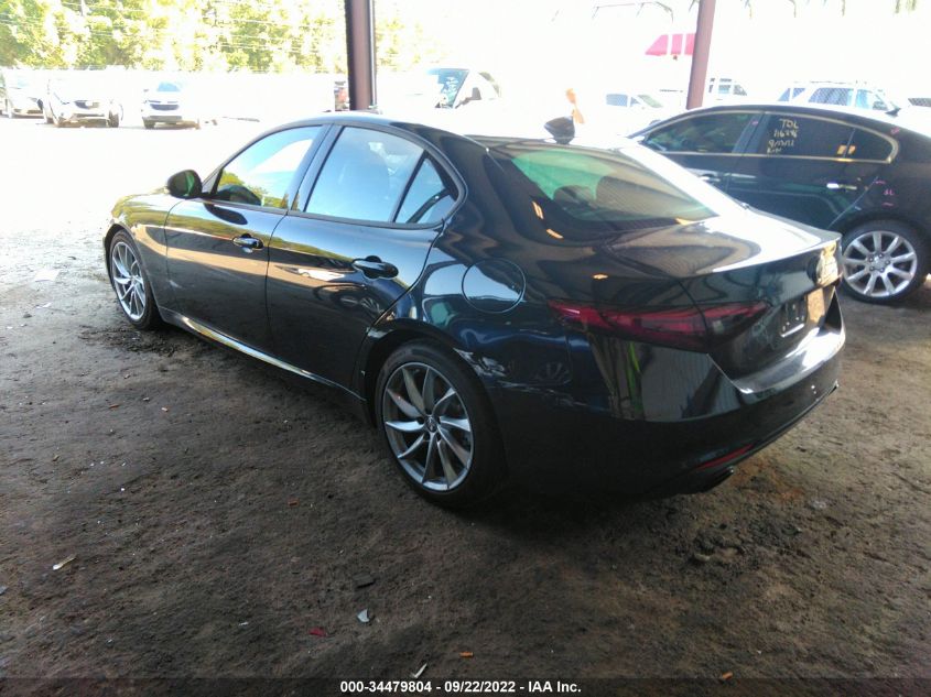 2022 ALFA ROMEO GIULIA VIN: ZARFAMAN3N7660403