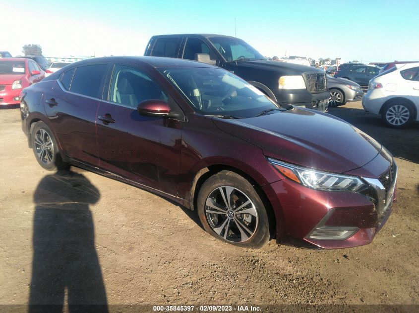 2022 NISSAN SENTRA SV VIN: 3N1AB8CV5NY234607