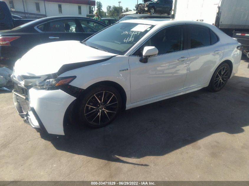 2021 TOYOTA CAMRY HYBRID SE VIN: 4T1S31AK9MU548692