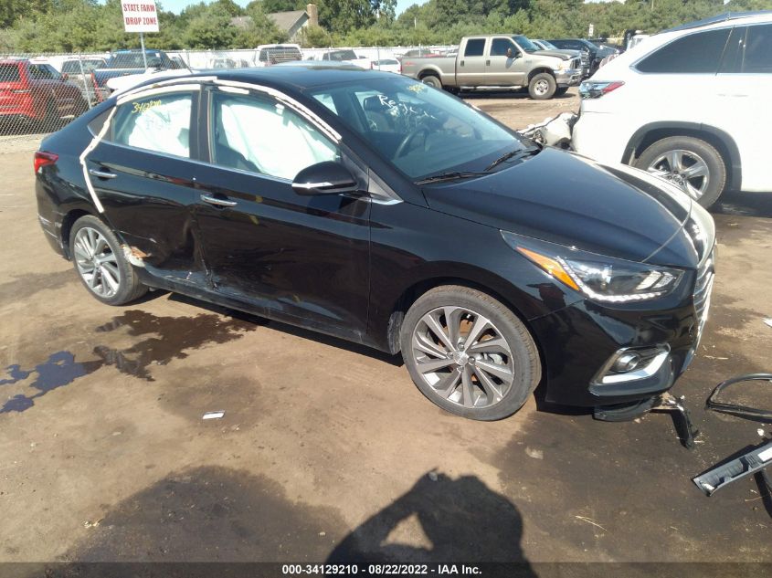 2021 HYUNDAI ACCENT LIMITED VIN: 3KPC34A61ME135712