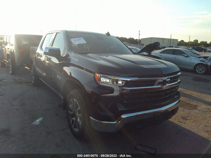 2022 CHEVROLET SILVERADO 1500 LT VIN: 1GCPACED7NZ571304