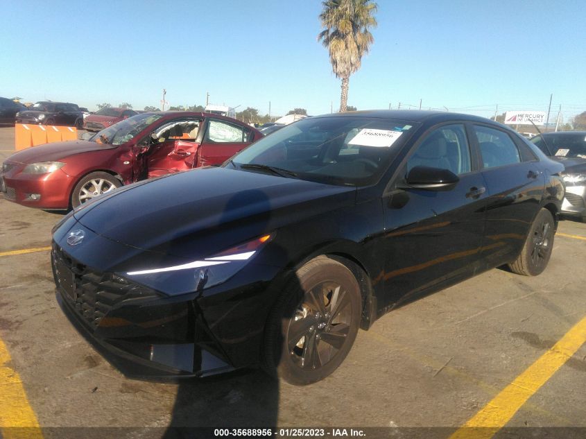 2022 HYUNDAI ELANTRA HYBRID BLUE VIN: KMHLM4AJ8NU031279