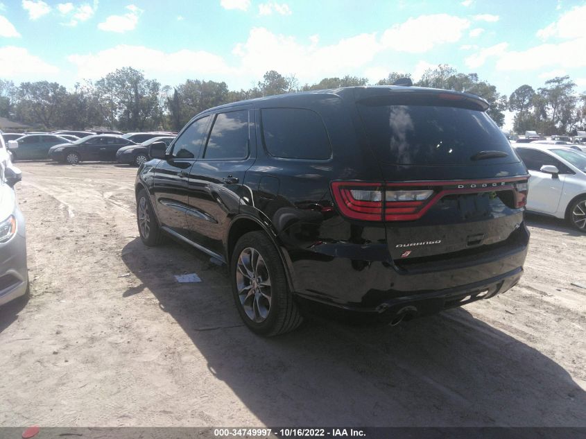 2020 DODGE DURANGO R/T VIN: 1C4SDJCT6LC142199