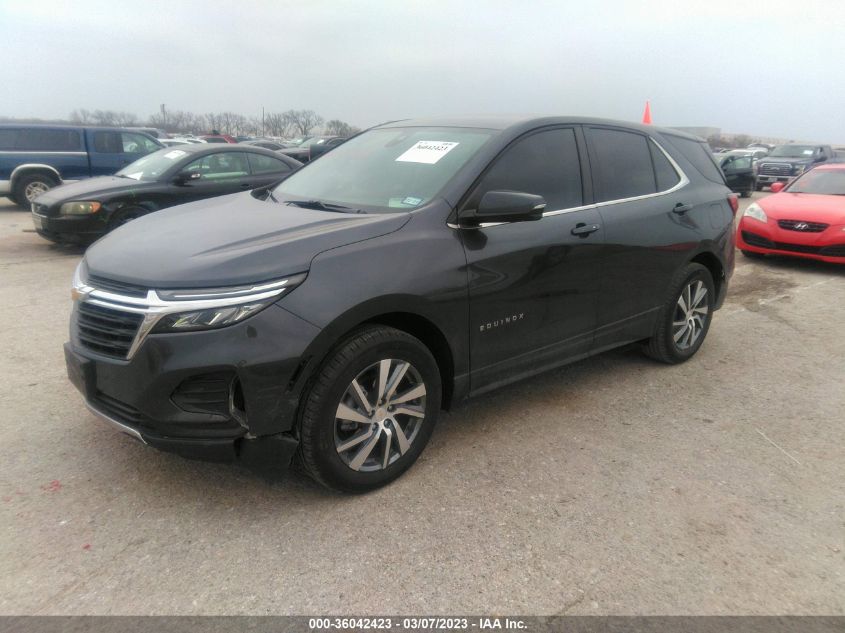 2022 CHEVROLET EQUINOX LT VIN: 3GNAXKEV0NS162282