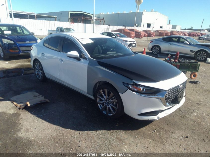 2022 MAZDA MAZDA3 SEDAN SELECT VIN: JM1BPABL9N1507661