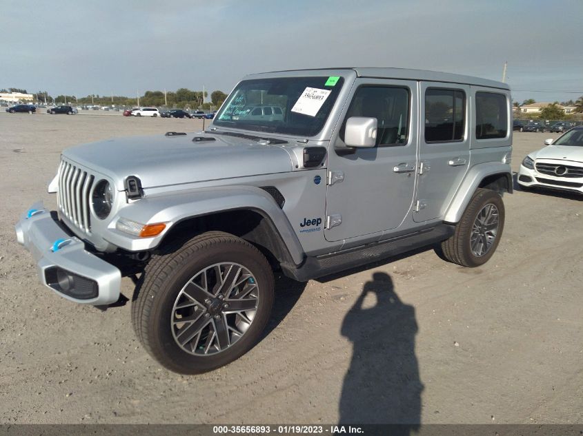 2022 JEEP WRANGLER 4XE UNLIMITED SAHARA HIGH VIN: 1C4JJXP60NW208744