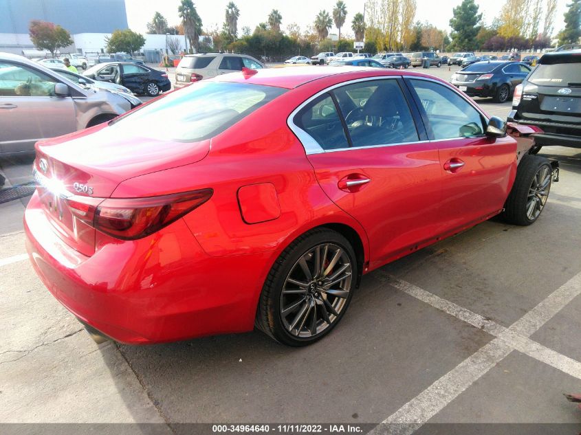 2020 INFINITI Q50 RED SPORT 400 VIN: JN1FV7AP7LM630257