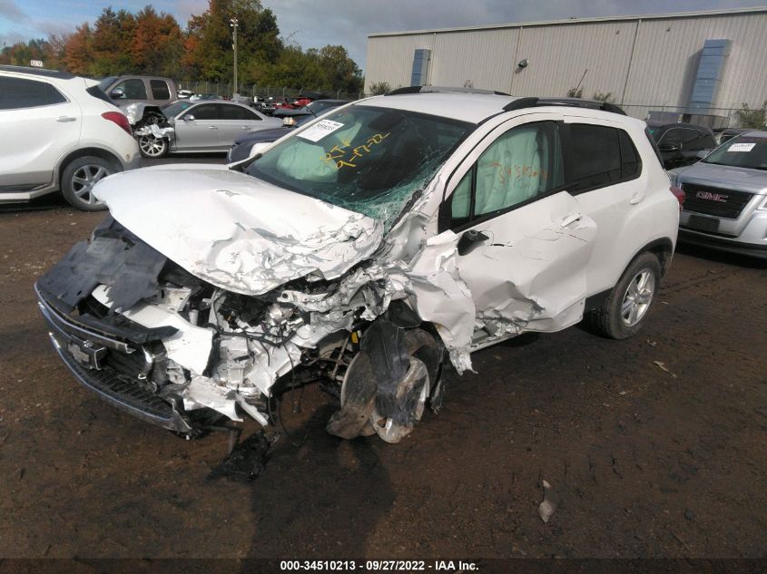 2022 CHEVROLET TRAX LT VIN: KL7CJPSM4NB532671