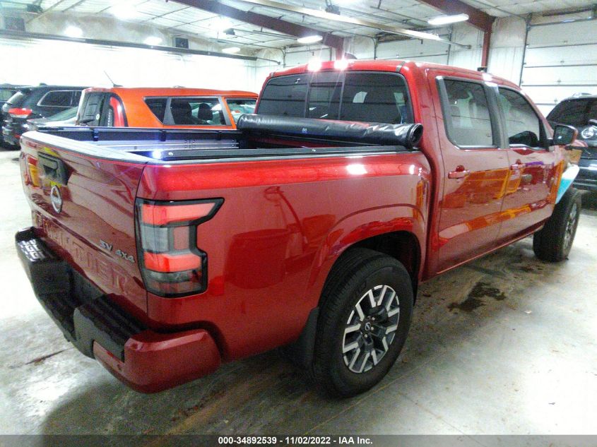 2022 NISSAN FRONTIER SV VIN: 1N6ED1EK7NN686488