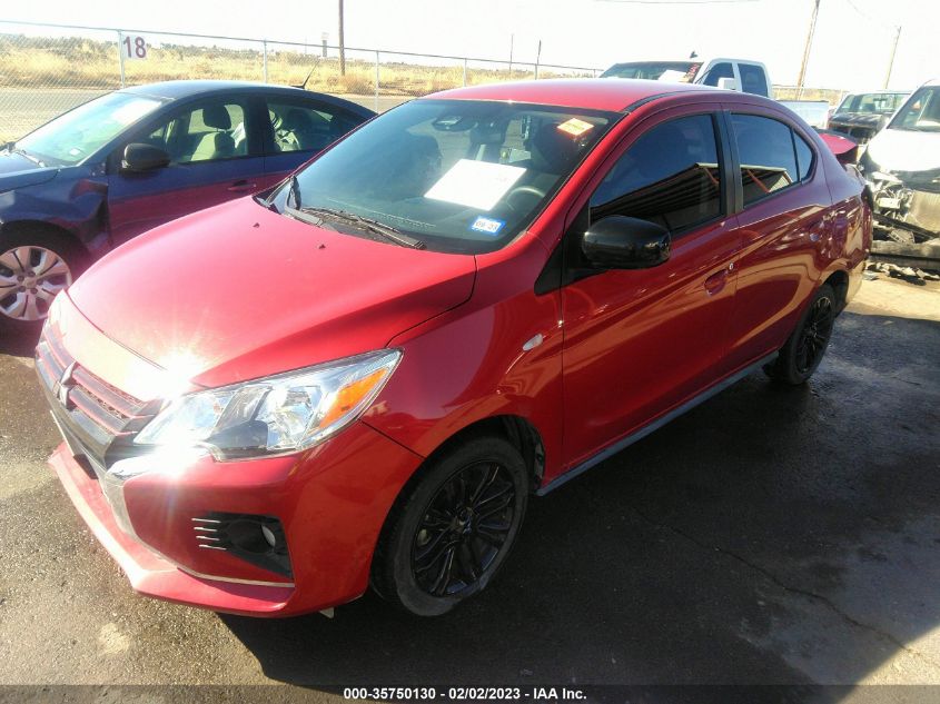 2022 MITSUBISHI MIRAGE G4 ES/LE/BLACK EDITION VIN: ML32FUFJ2NHF02957