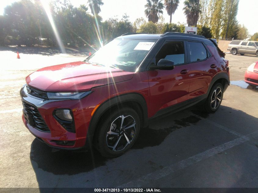 2021 CHEVROLET TRAILBLAZER RS VIN: KL79MTSL8MB113559