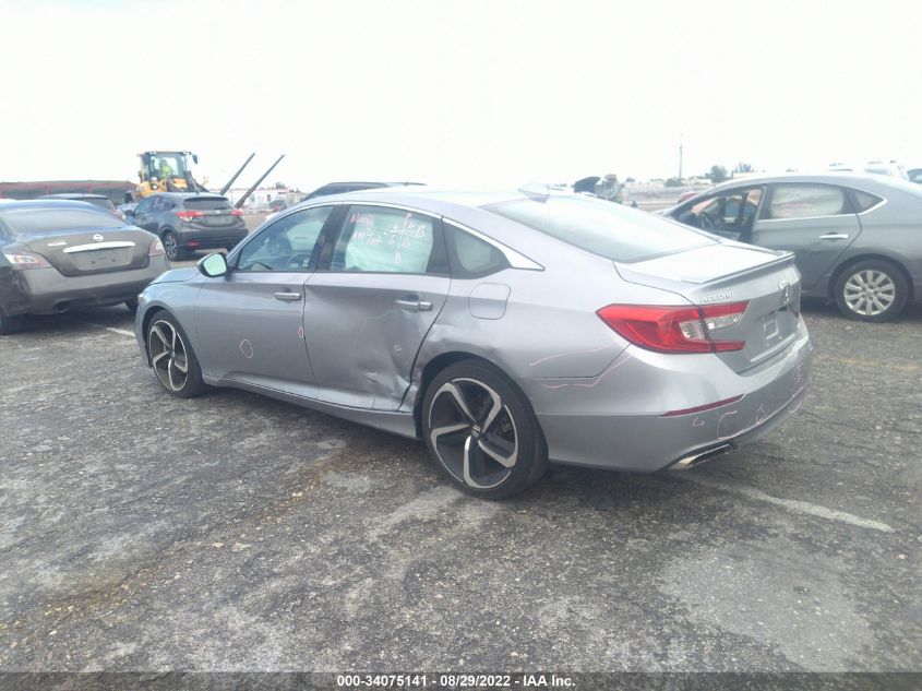2020 HONDA ACCORD SEDAN SPORT VIN: 1HGCV1F31LA088580