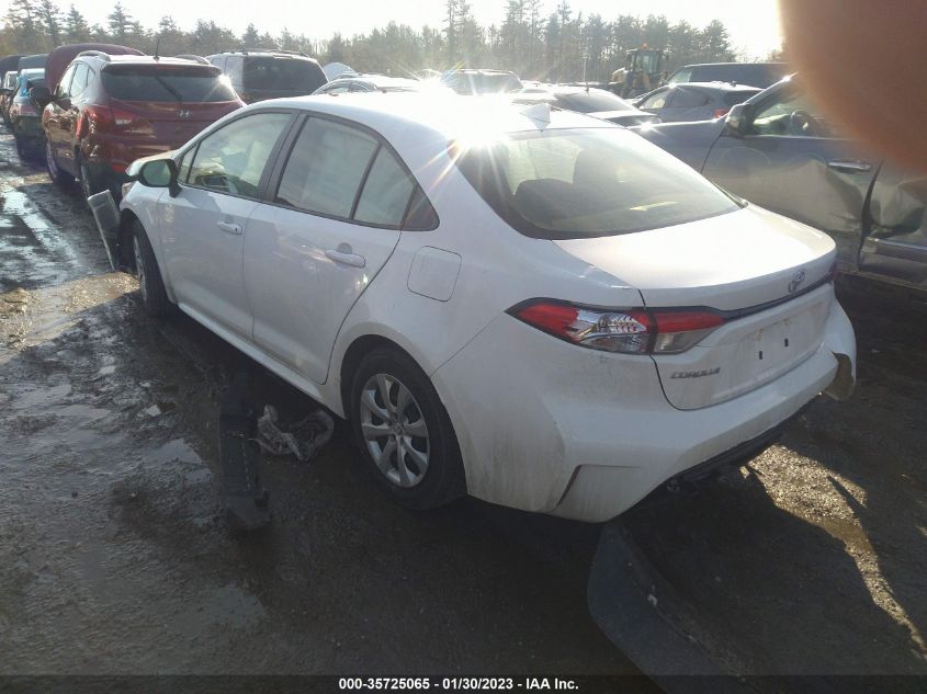 2022 TOYOTA COROLLA LE VIN: JTDEPMAE7N3008671