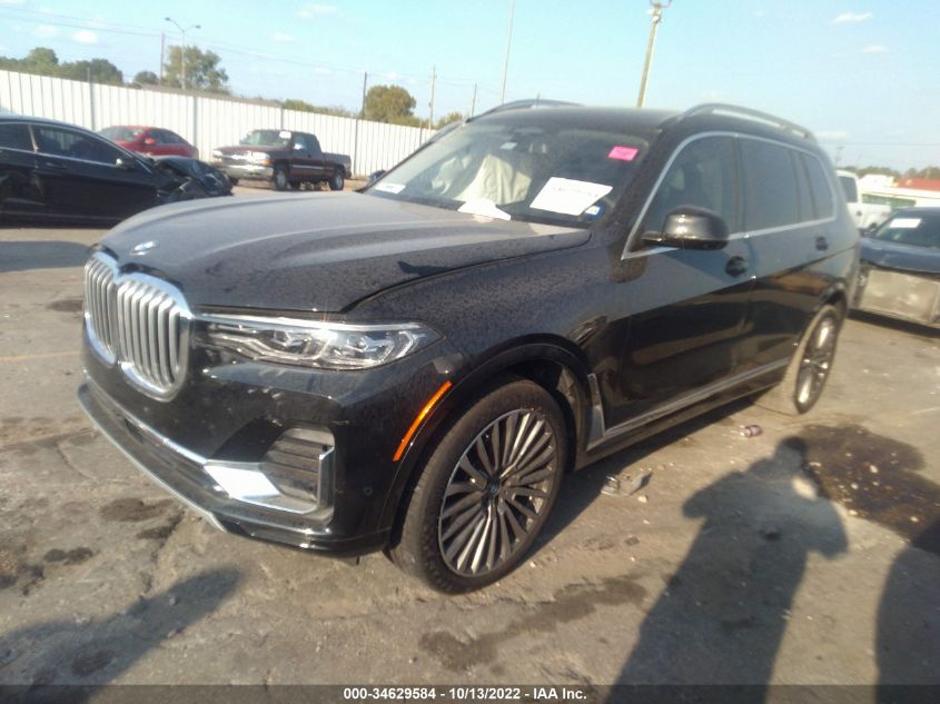 2022 BMW X7 XDRIVE40I VIN: 5UXCW2C03N9M64775