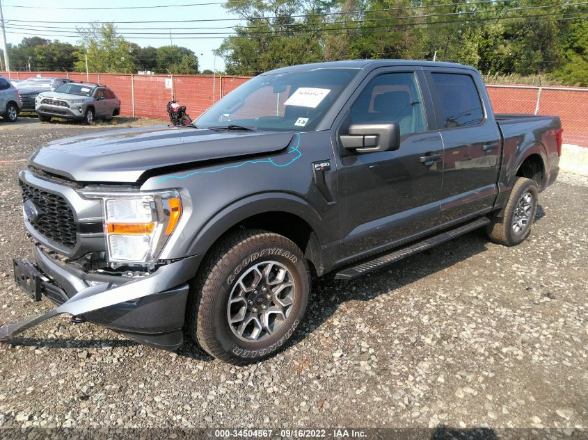 2021 FORD F-150 XL/XLT VIN: 1FTEW1EB3MKD19312