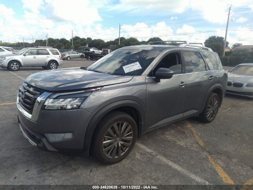 2022 NISSAN PATHFINDER SL VIN: 5N1DR3CB6NC222856