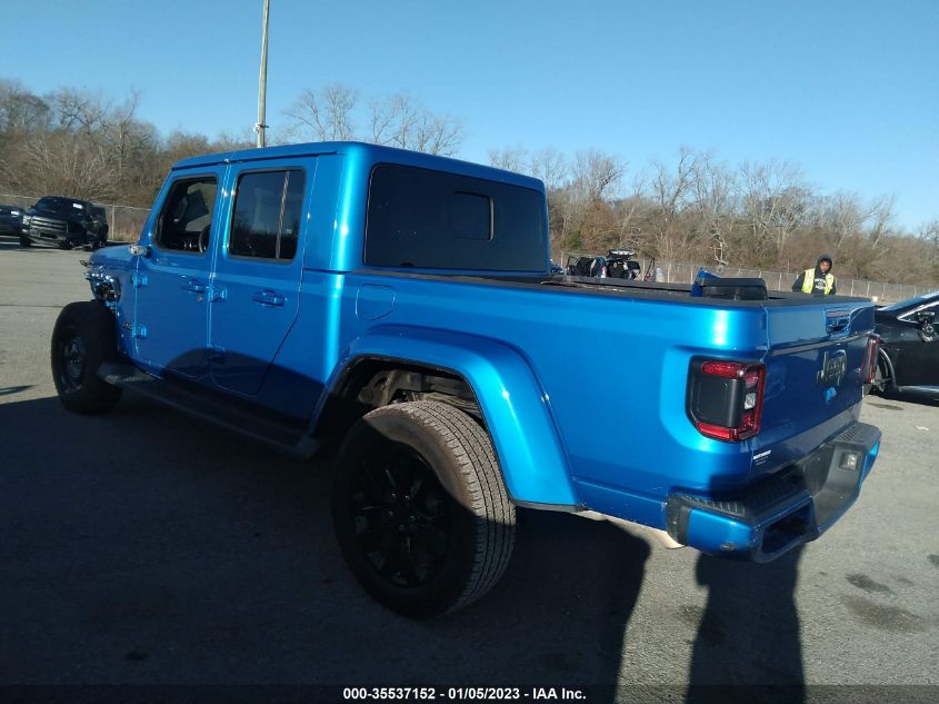 2022 JEEP GLADIATOR HIGH ALTITUDE VIN: 1C6HJTFGXNL166142