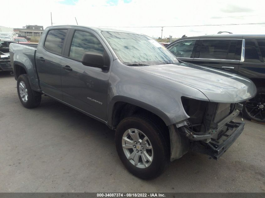 2021 CHEVROLET COLORADO 2WD WORK TRUCK VIN: 1GCGSBEA7M1147776